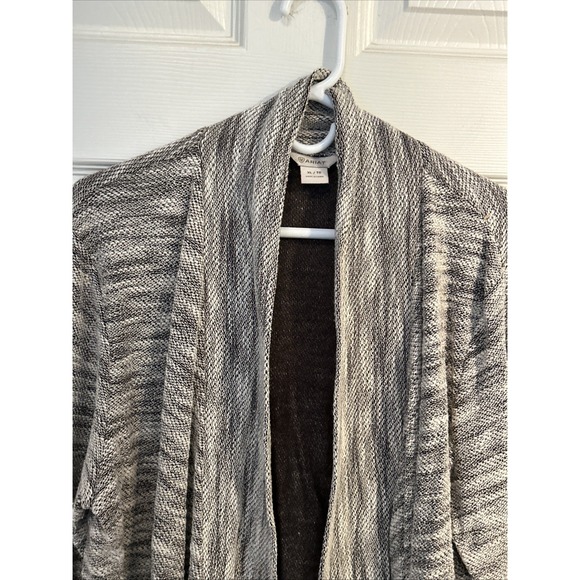 Ariat Swell Cardigan XL Cotton Polyester Open‎ Front Brown White - Picture 2 of 7